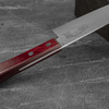 Shigeki Tanaka VG-10 Damascus Red Nóż Santoku 16,5 cm
