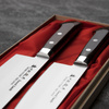 Satake Unique Shirogami#2 Zestaw Nóż Santoku + Nakiri