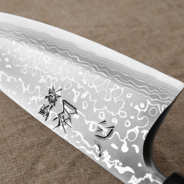 Yauji Damascus Aogami#2 Nóż Deba 16,5 cm