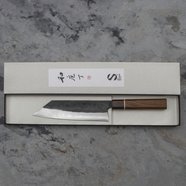 Katsuto Tanaka Shirogami#1/Iron Nóż Bunka 18 cm