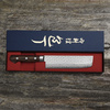 Tsunehisa VG-10 Damascus Brown Nóż Nakiri 16,5 cm