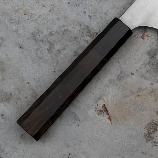 Hatsukokoro Hayabusa Aogami Super/SS Migaki Nóż Santoku 18 cm