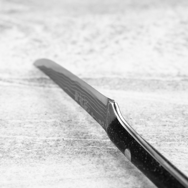 Ryo Nomura Shirogami#2 Damascus Trailing Black