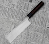 Hideo Kitaoka Shirogami#2 Satin Nóż Usuba 18 cm