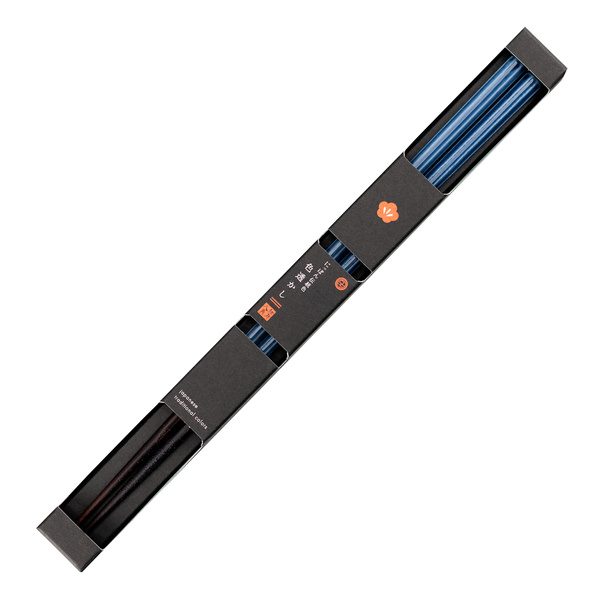 Japońskie Pałeczki do sushi Kawai - Isosukashi Kokihanada Blue