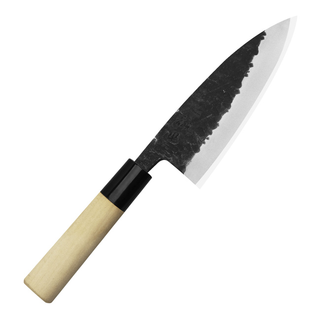 Ittetsu Forge Black Shirogami#2 Nóż Deba 12 cm