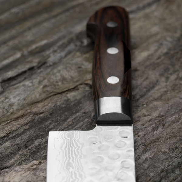 Tsunehisa VG-10 Damascus Brown Nóż Szefa kuchni 21 cm