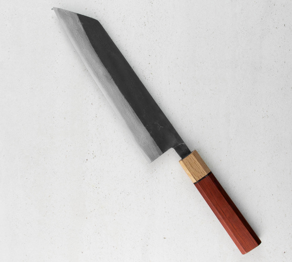 Kajiwara Damascus Aogami #2 Nóż Kiritsuke Gyuto 21 cm