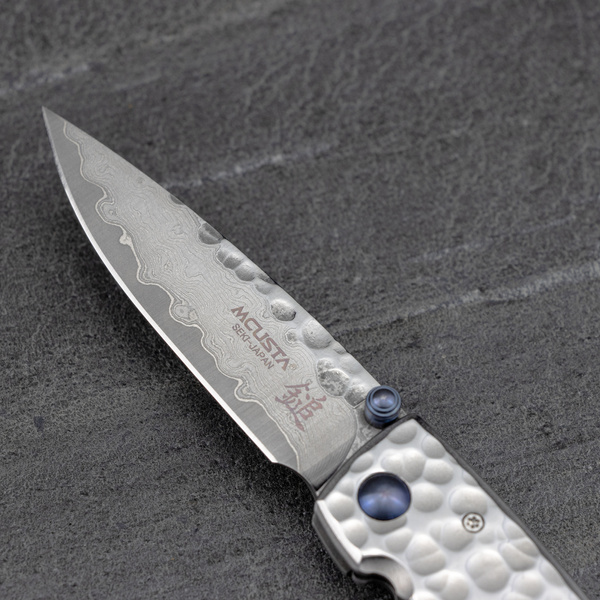 Nóż składany Mcusta Shinra Small Tsuchi Damascus VG-10 6,5 cm