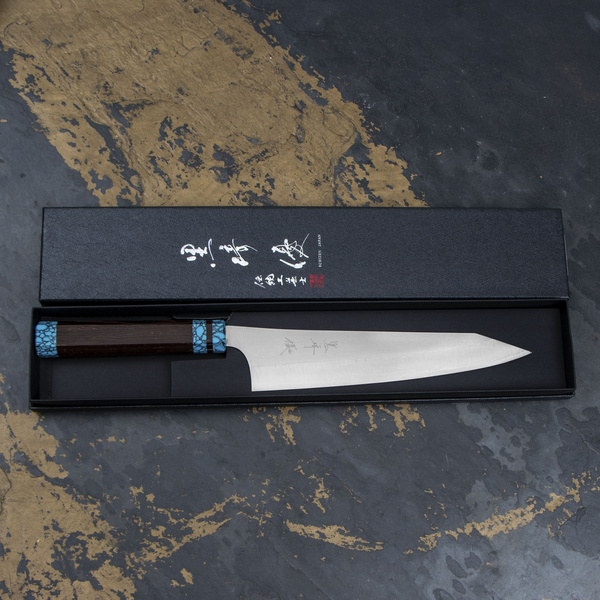 Yu Kurosaki VG-XEOS Turkus Nóż Szefa kuchni 21 cm