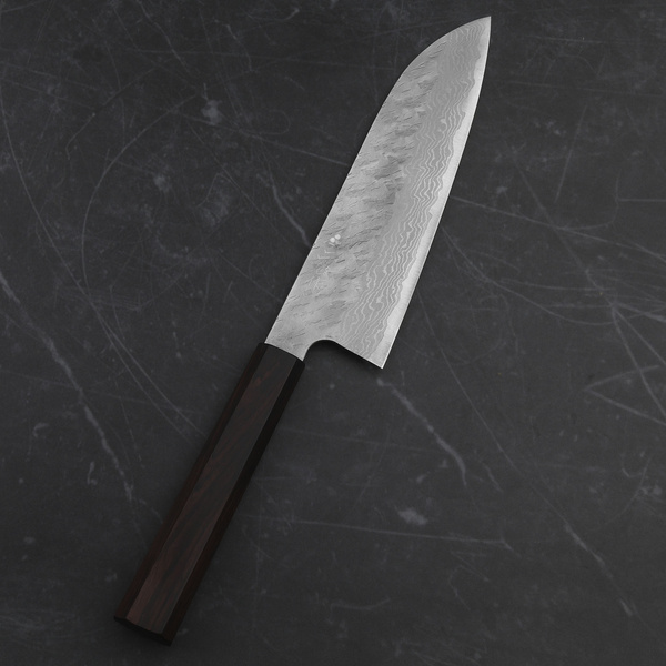 Nigara Hamono Mokutan VG-10 Damascus Nóż Santoku 16,5 cm