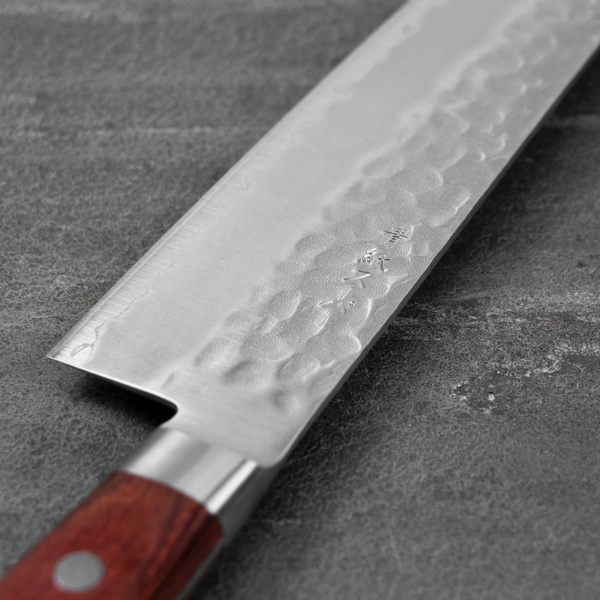 Tsunehisa Aogami Super/SS Migaki Red Nóż Santoku 18 cm