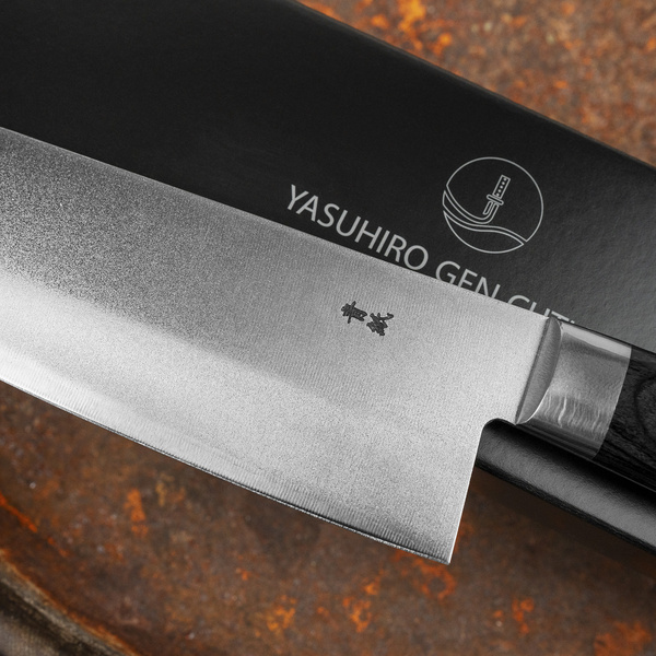 Yasuhiro Gen Aogami#2/SS Nóż Santoku 16,5 cm