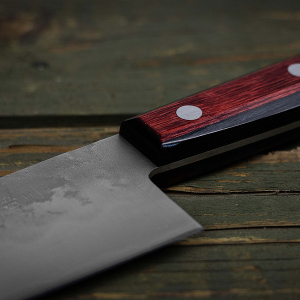 Tsunehisa Gingami Red/Black Nóż Szefa kuchni 21 cm
