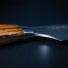 Takeshi Saji Sami IW Aogami#2 Color Nóż Santoku 18 cm