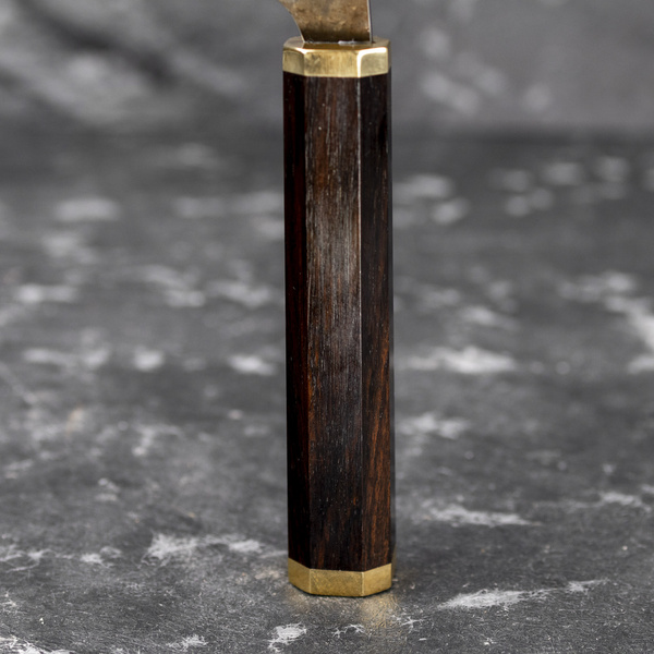 Yu Kurosaki Kokusen Brass Aogami Super/SS Nóż uniwersalny 15 cm