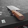 Kanetsune Shirogami#2 Damascus MATSU-ZUMI-YAKI Nóż Nakiri 16 cm