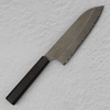 Nigara Hamono Silver#3 Etching Damascus Nóż Santoku 18 cm
