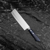 Kunio Masutani VG-10 Damascus Hammered Blue Nóż Nakiri 16,5 cm