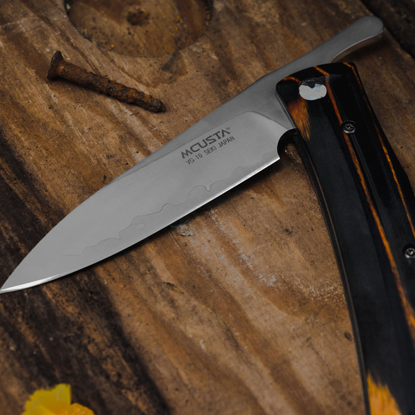 Nóż składany Mcusta Friction Folder Czarno-żółty VG-10 7,5 cm