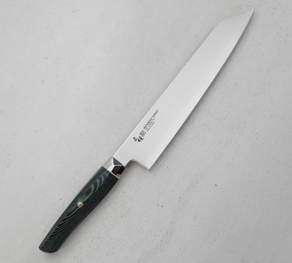 Mcusta Zanmai Green Revolution SPG2 Nóż Kiritsuke Gyuto 23 cm