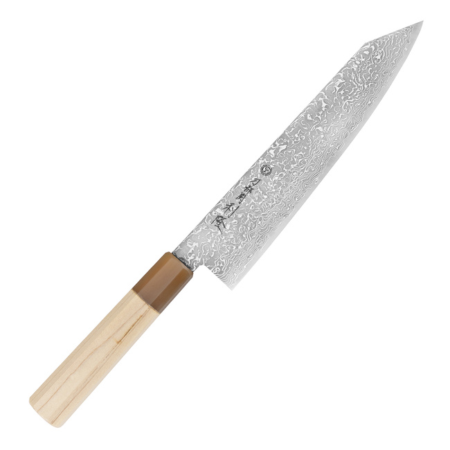 Toshitaka SG2 Black Damascus Nóż Kiritsuke Gyuto 21 cm