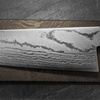 Shigeki Tanaka VG-10 Damascus Blue Nóż Santoku 16,5 cm