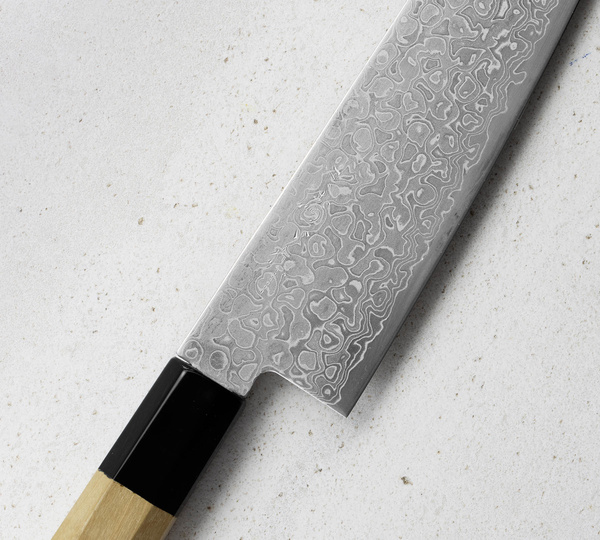 Misuzu Hamono AUS10 Damascus Nóż Santoku 18 cm
