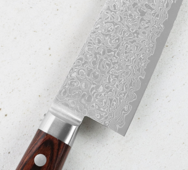 Tsunehisa ZA18 Damascus Nóż Santoku 17 cm