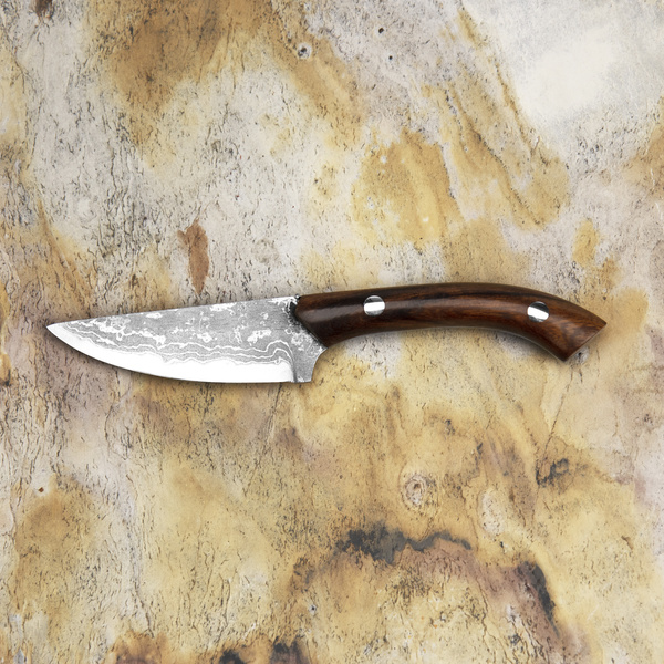Ryo Nomura Shirogami#2 Damascus StaightBack IW