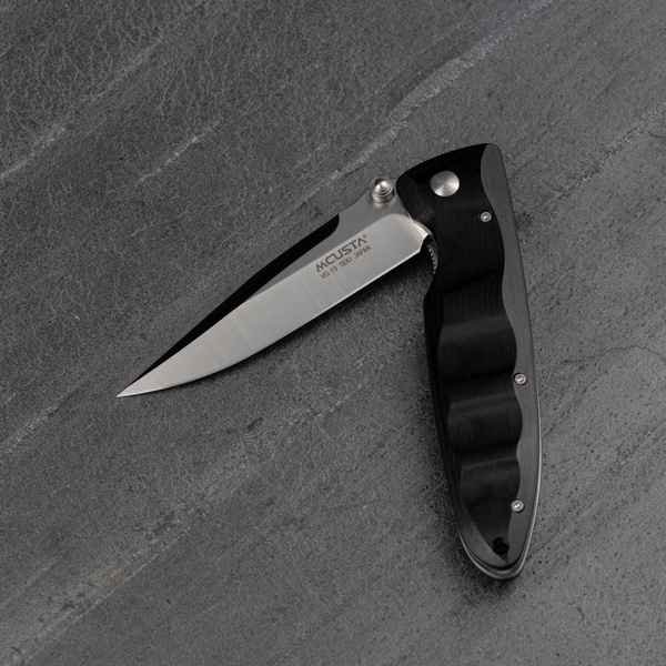 Nóż składany Mcusta Classic Wave Black Pakka VG-10 8 cm