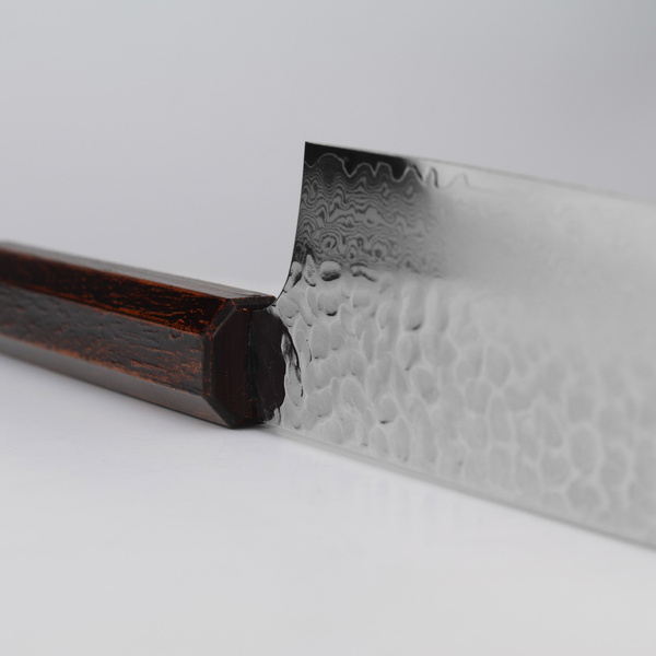 Sakai Takayuki Nanairo VG-10 Retro Gold Nóż Kengata 19 cm