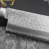 Kunio Masutani VG-10 Damascus Hammered Red Nóż Nakiri 16,5 cm