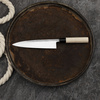 Ittetsu Forge Shirogami#2 Nóż Miroshi Deba 21 cm