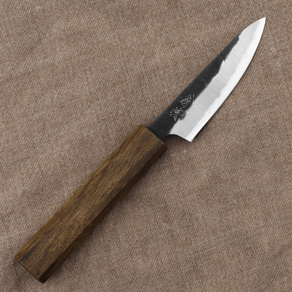 Oul Aogami Super/SS Black Nashiji Nóż do obierania 8 cm