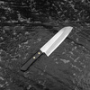Shibamasa VG-5 Damascus Gold Nóż Santoku 17 cm