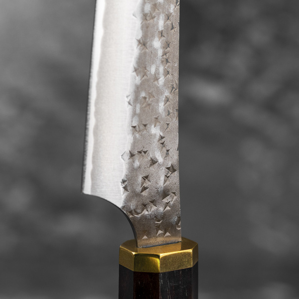 Yu Kurosaki Kokusen Brass Aogami Super/SS Nóż uniwersalny 13 cm