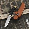 Hattori Hunter Cowry-X Damascus Heban Outdoor 10 cm