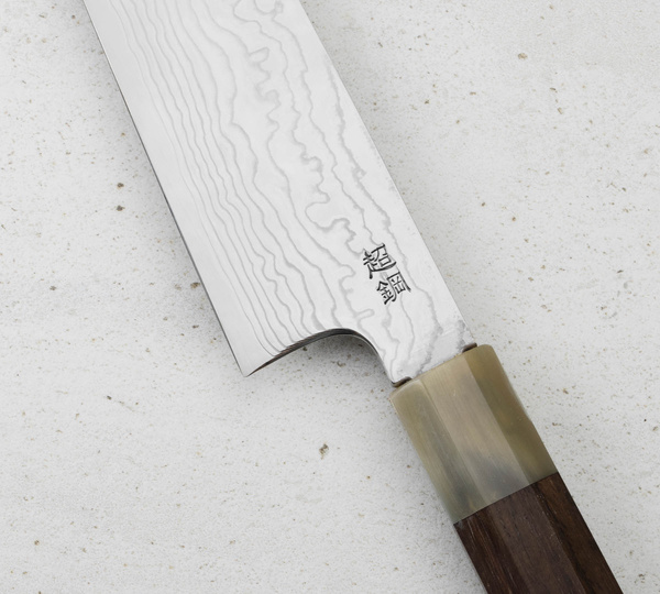 Sukenari ZDP-189 Damascus Nóż Kiritsuke Gyuto 21 cm
