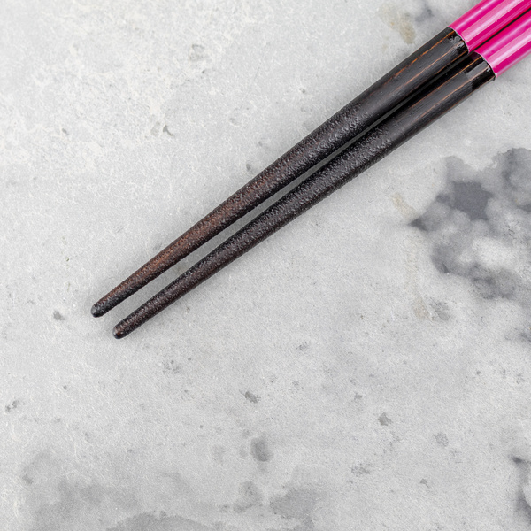 Japońskie Pałeczki do sushi Kawai - Isosukashi Botaniro Hot Pink