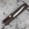 Yoshimi Kato Aogami Super/SS Kurouchi V-Tsuchime Nóż Kiritsuke Gyuto 24 cm
