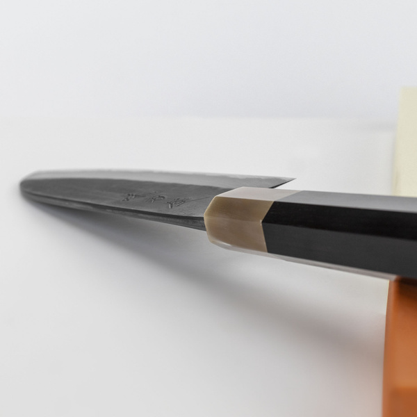 Mutsumi Hinoura Shirogami#2/SS Nóż Santoku 17 cm