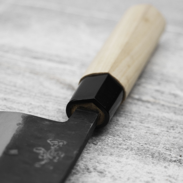Ittetsu Forge Black Shirogami#2 Nóż Miroshi Deba 21 cm