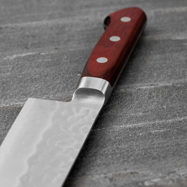 Tsunehisa Aogami Super/SS Migaki Red Nóż Santoku 18 cm