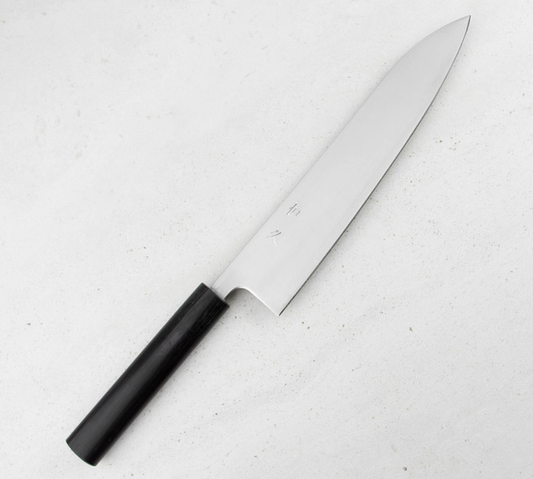 Tsunehisa Aogami Super/SS Drewno Różane Nóż Szefa kuchni 24 cm