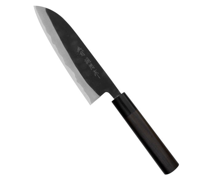 Shiro Kamo Aogami Nóż Santoku 16,5 cm