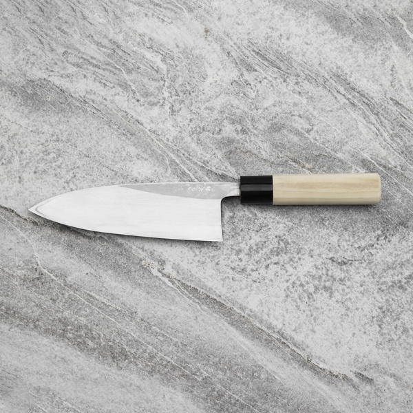 Ittetsu Forge Black Shirogami#2 Nóż Deba 18 cm