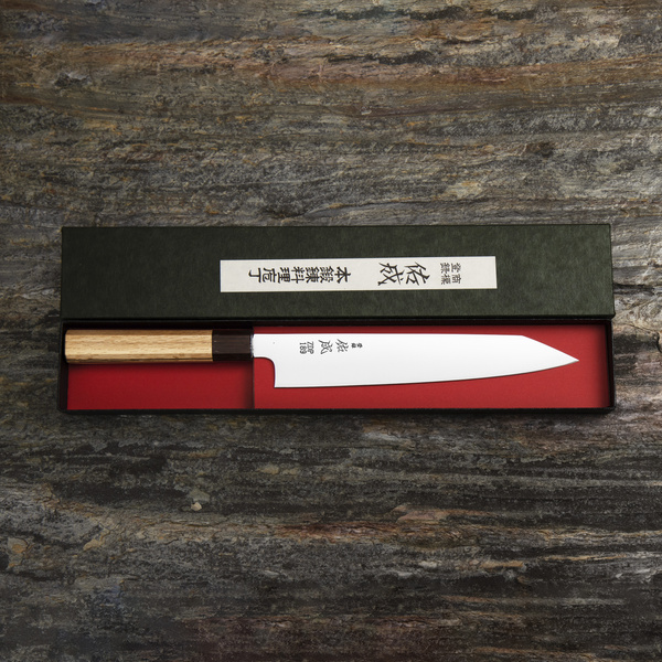 Sukenari ZDP-189 Slender O/W Nóż Kiritsuke Gyuto 24 cm