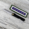 Nóż kieszonkowy Higonokami Sasaba Shirogami#2/Iron Black L 6,5 cm