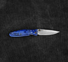 Nóż składany Mcusta Sengoku Blue Pakka Damascus VG-10 9 cm